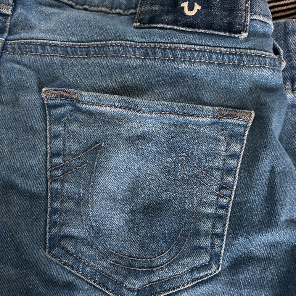 True Religion Light Blue Flare Jeans - Picture 8 of 8